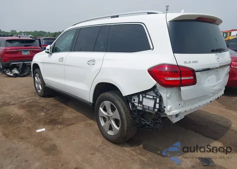 2018 Mercedes-Benz Gls 450 4Matic z USA, uszkodzony, nr VIN 4JGDF6EE2JB023644